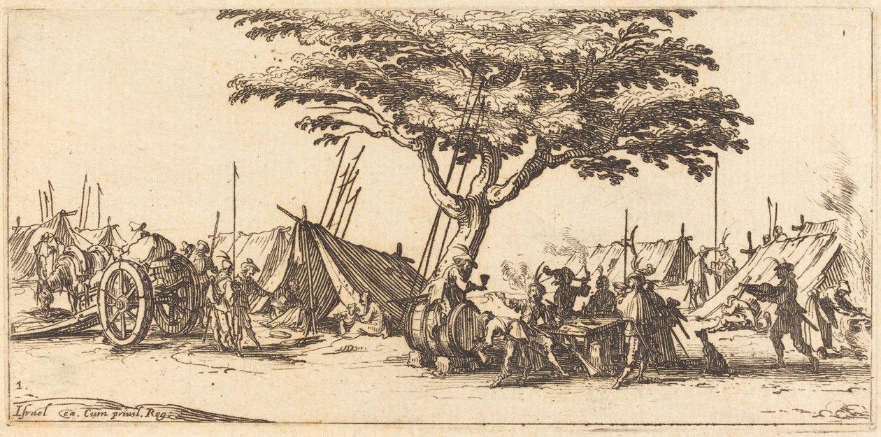 The Camp, c. 1633 by Jacques Callot
