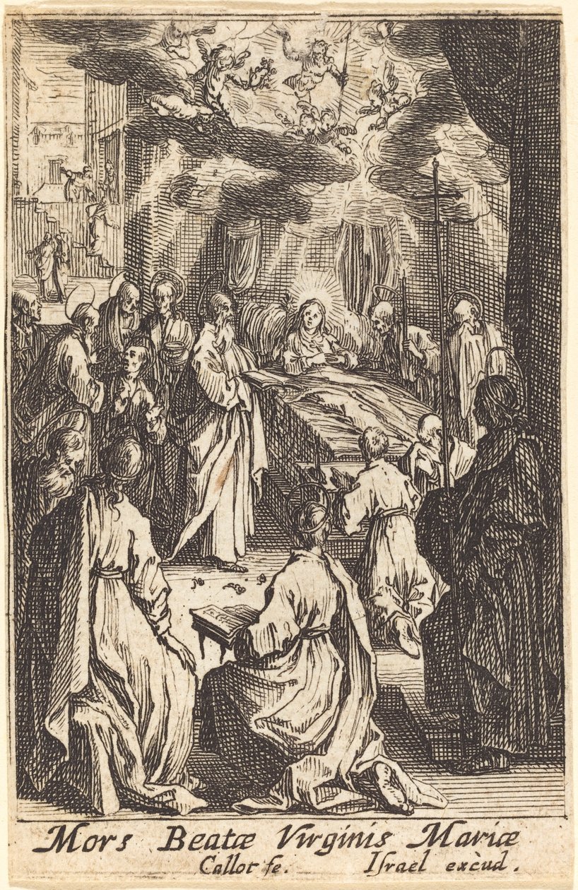 The Death of the Virgin by Jacques Callot