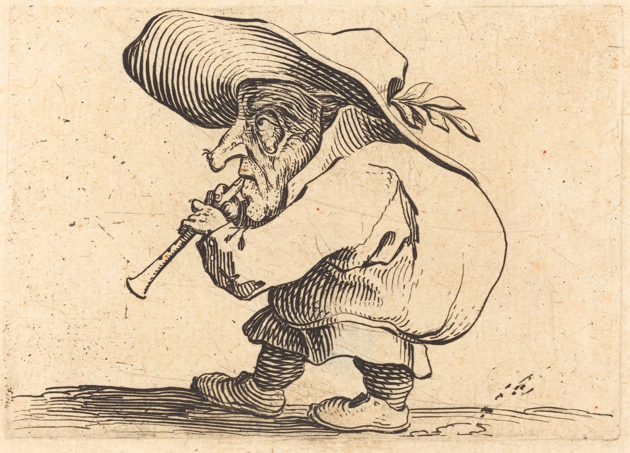 The Flageolet Player by Jacques Callot