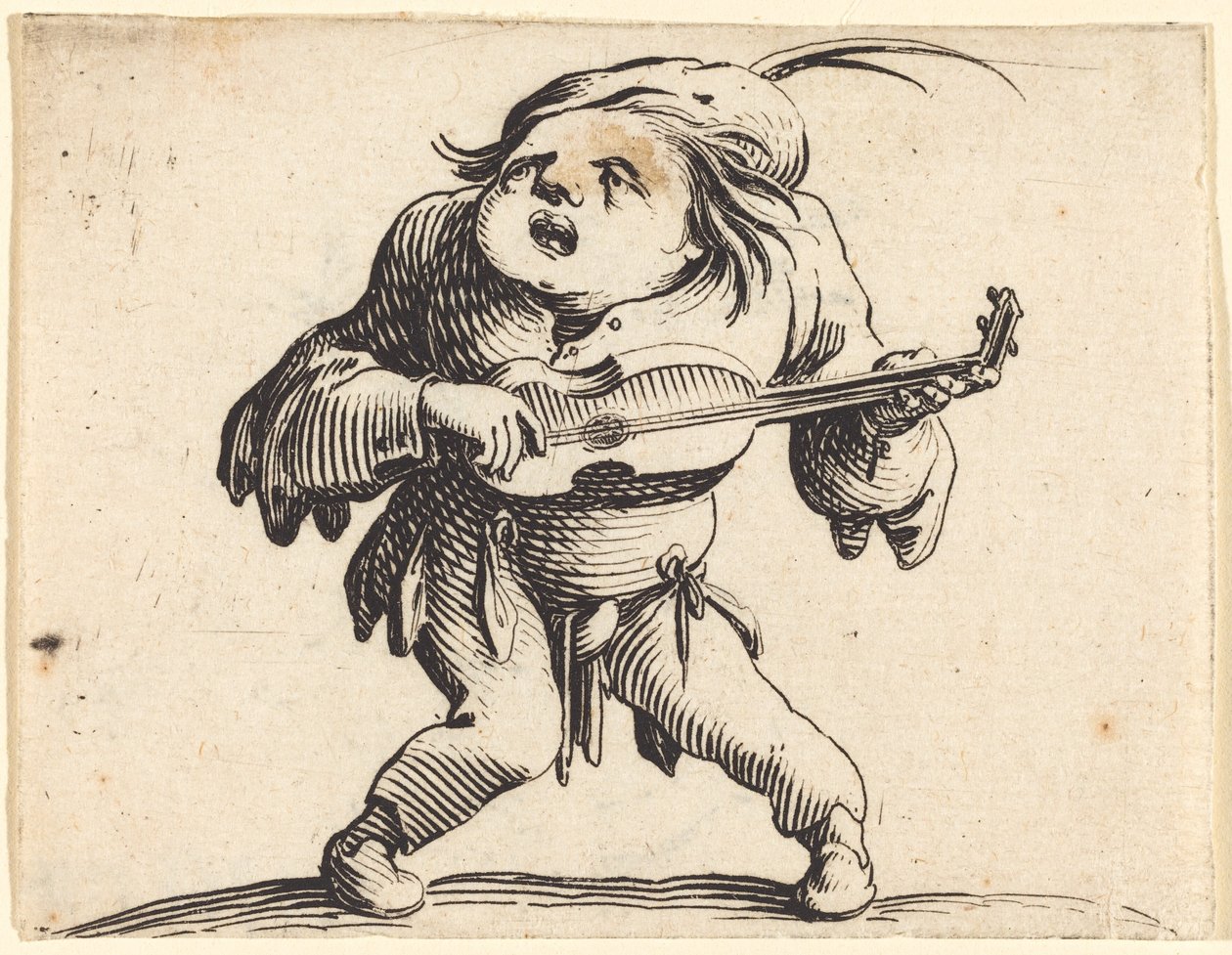 The Guitar Player by Jacques Callot
