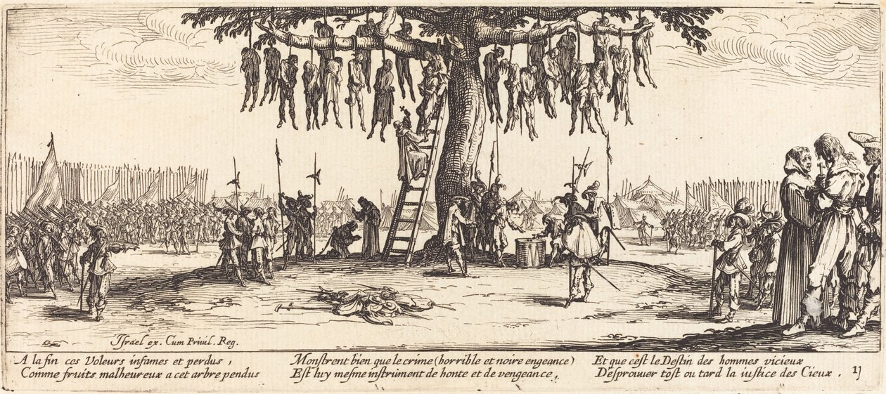 The Hanging by Jacques Callot