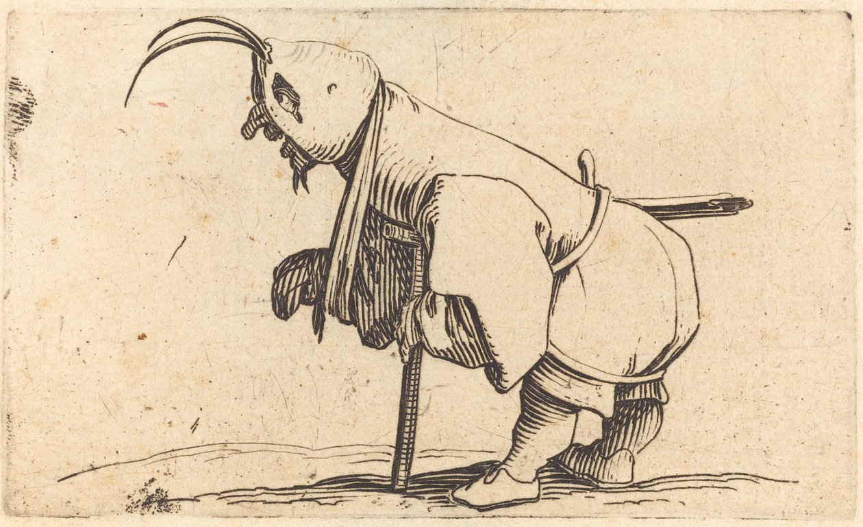 The Hooded Cripple by Jacques Callot