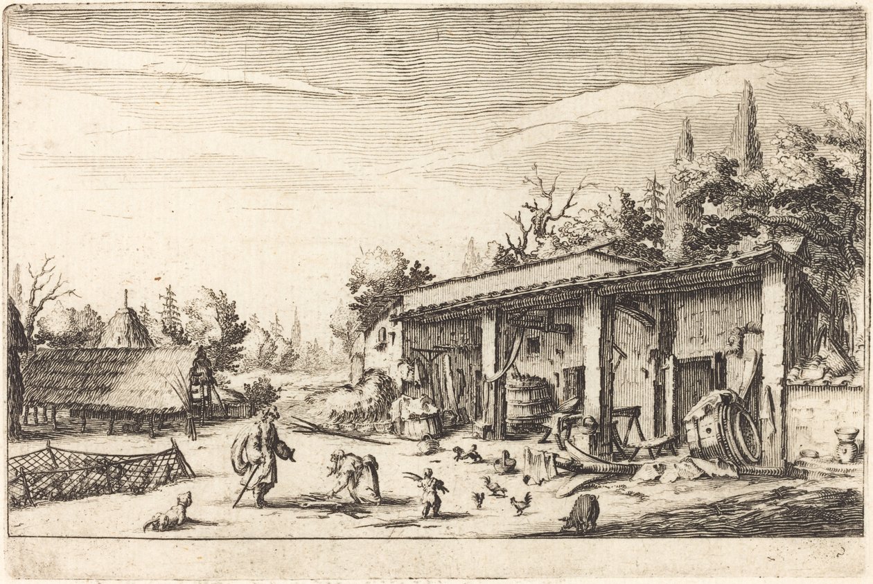 The Little Farm by Jacques Callot