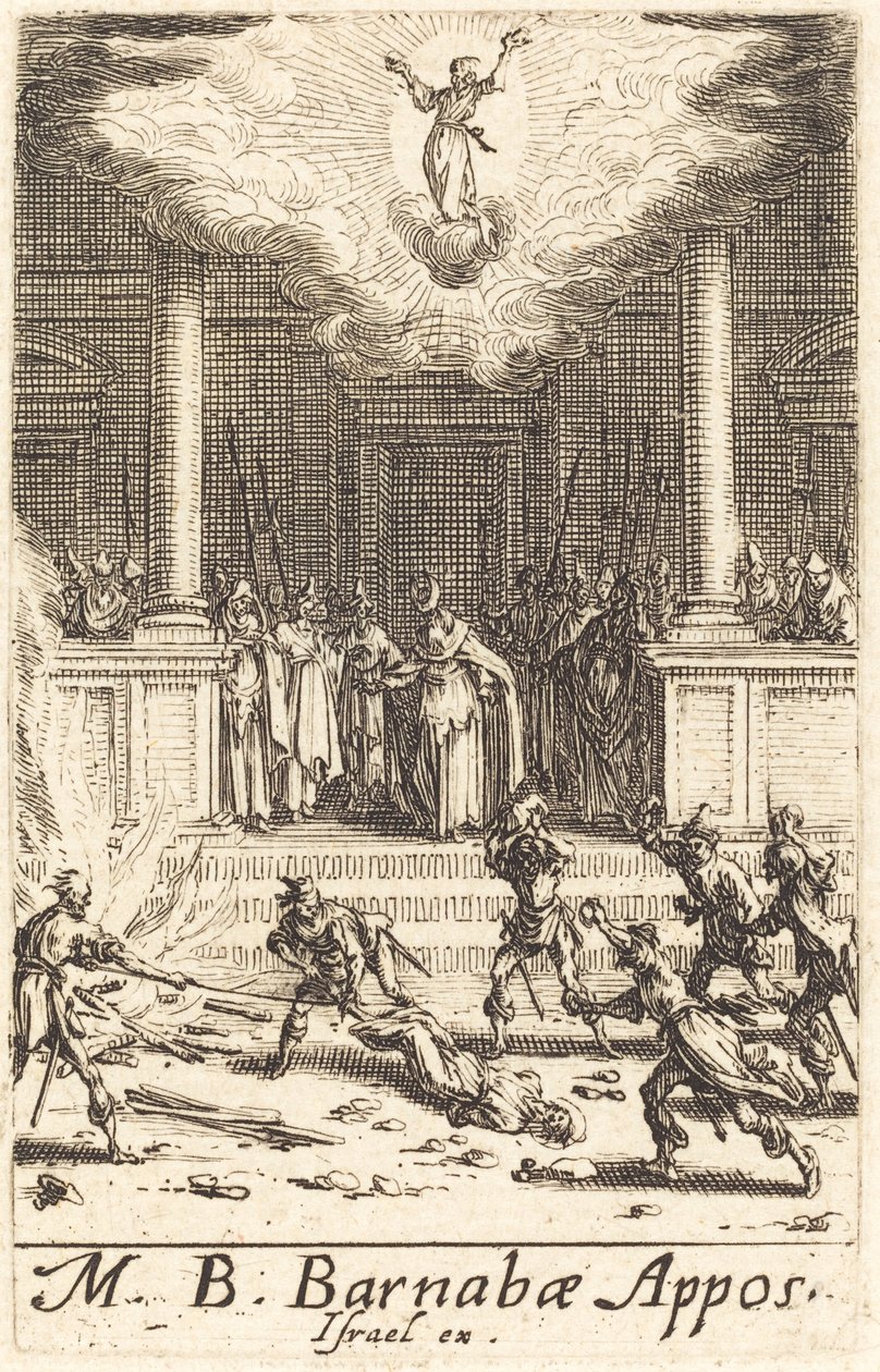 The Martyrdoms of Saint Barnabas by Jacques Callot