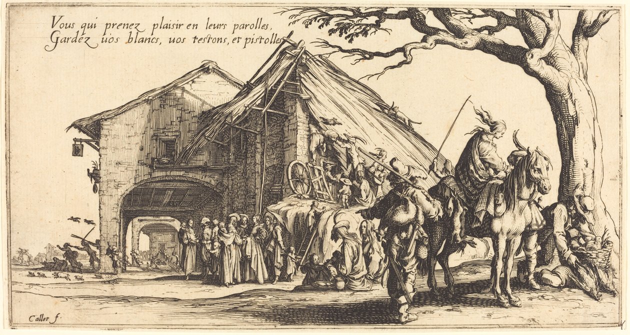 The Stopping Place by Jacques Callot