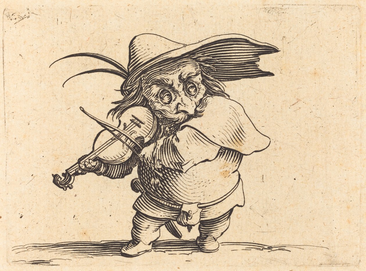 The Violin Player by Jacques Callot