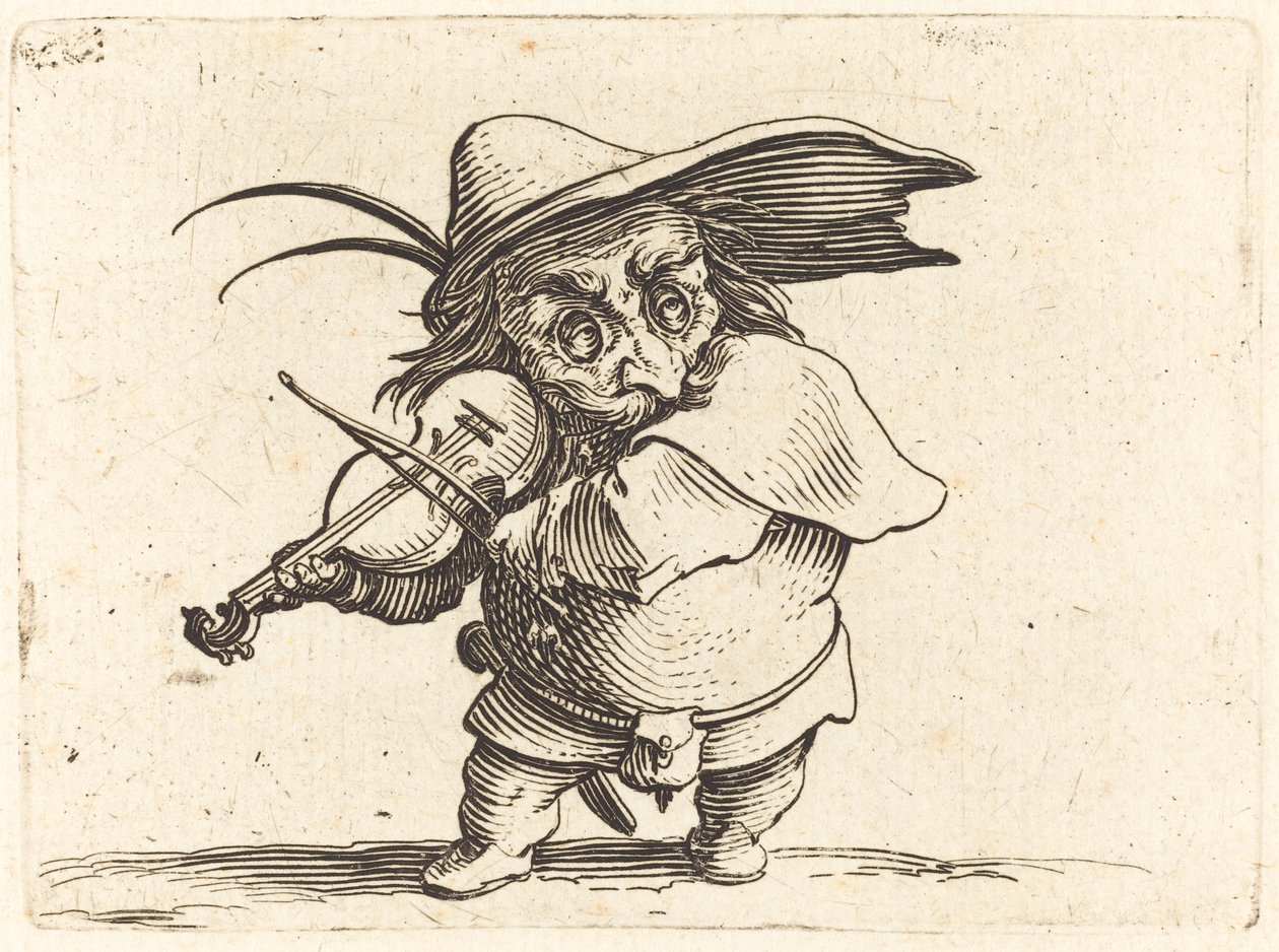 The Violin Player by Jacques Callot