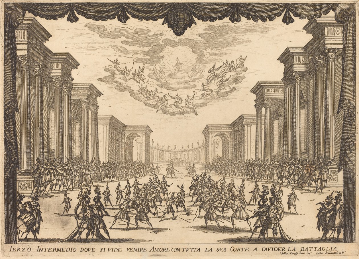 Third Intermezzo by Jacques Callot