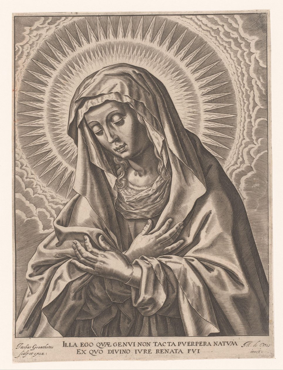 Virgin Mary by Jacques Granthomme