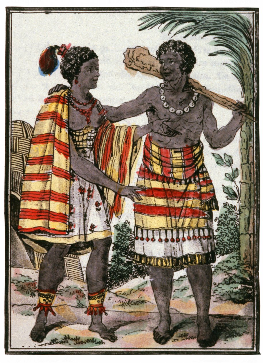 Couple of the Benin by Jacques Grasset de Saint Sauveur