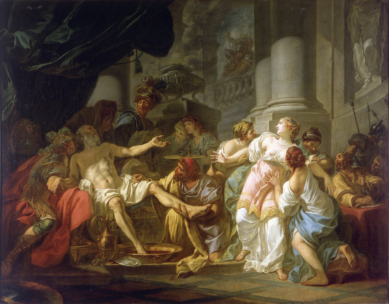 The Death of Seneca by Jacques Louis David