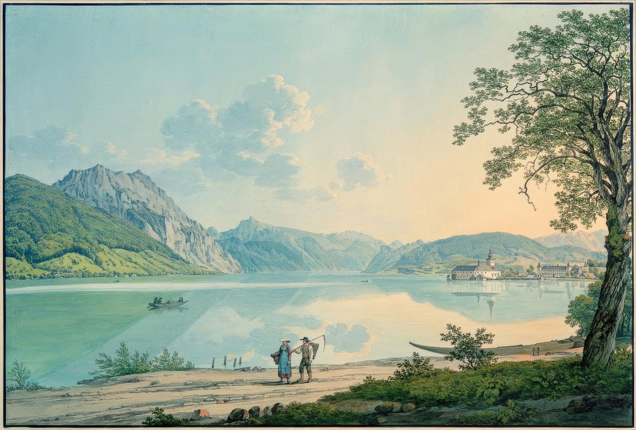 The Traunsee by Jakob Alt
