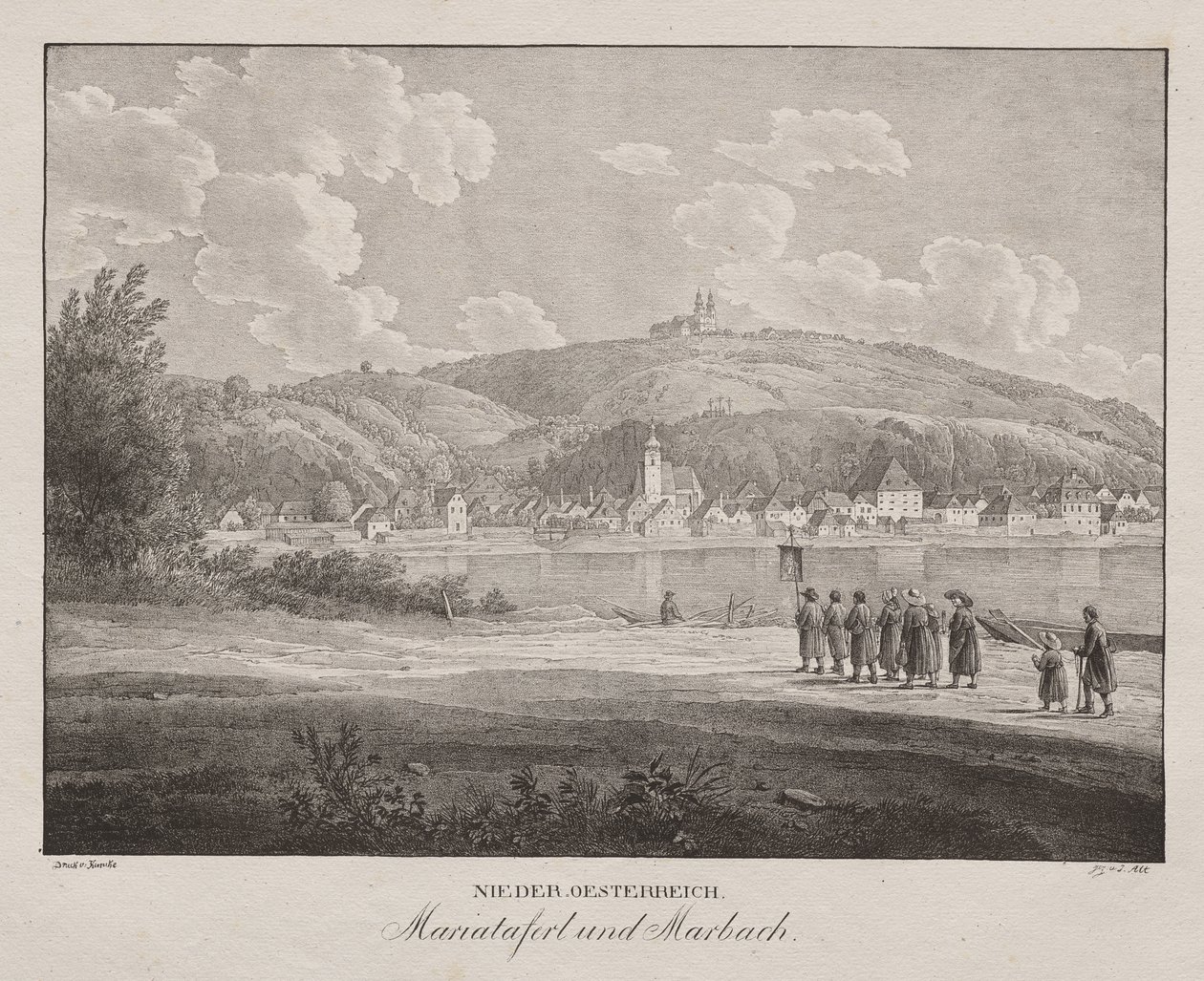 Lower Austria, Mariataferl and Marbach by Jakob Alt