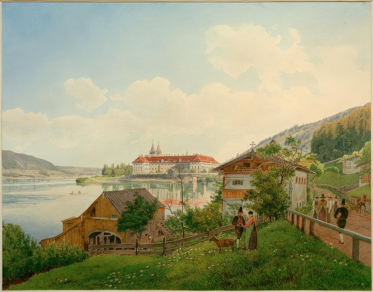 Tegernsee (Upper Bavaria, Bavaria) by Jakob Alt