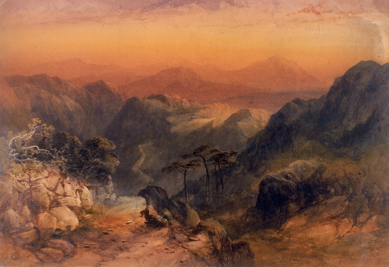 Mountainous Landscape by James Burrell Smith