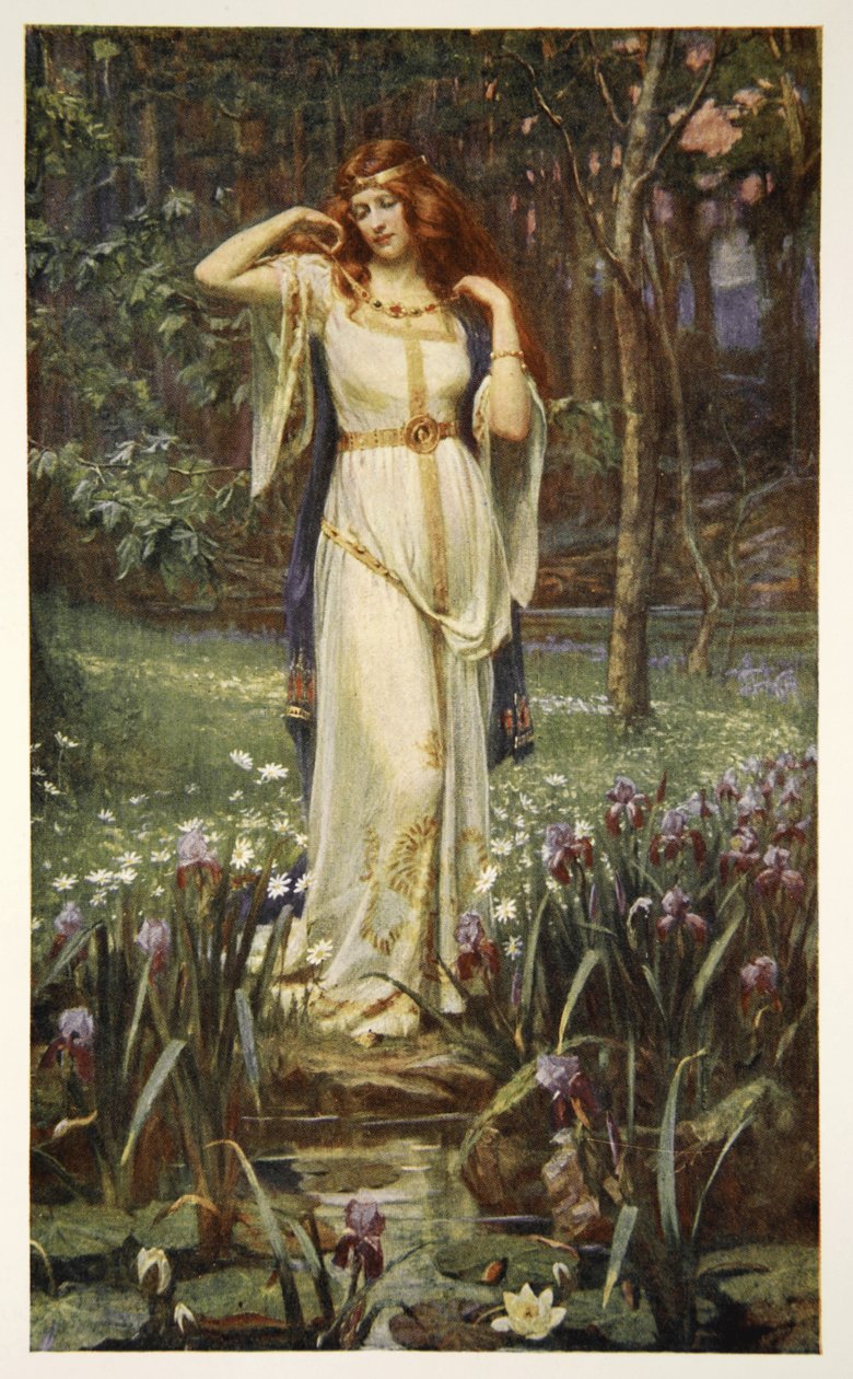 Freyja and the Necklace, Illustration from 