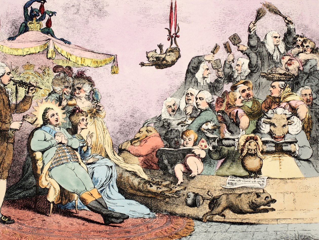 Ancient Music by James Gillray