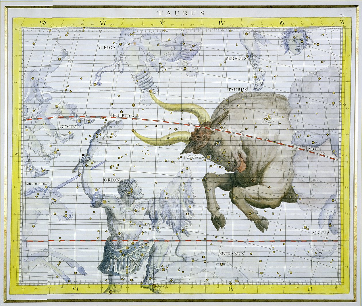 Constellation of Taurus, plate 2 from 