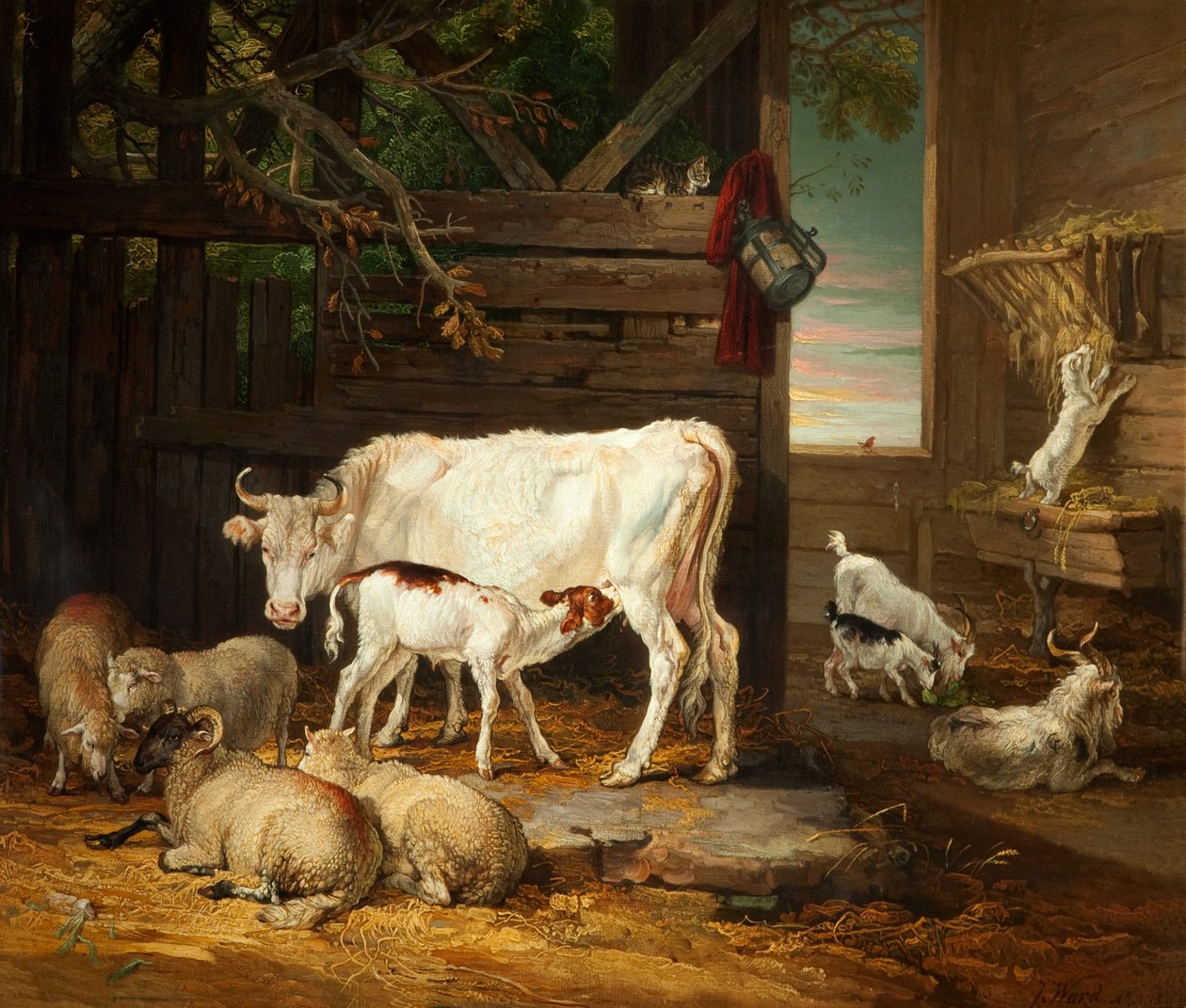 Interior of a Stable by James Ward