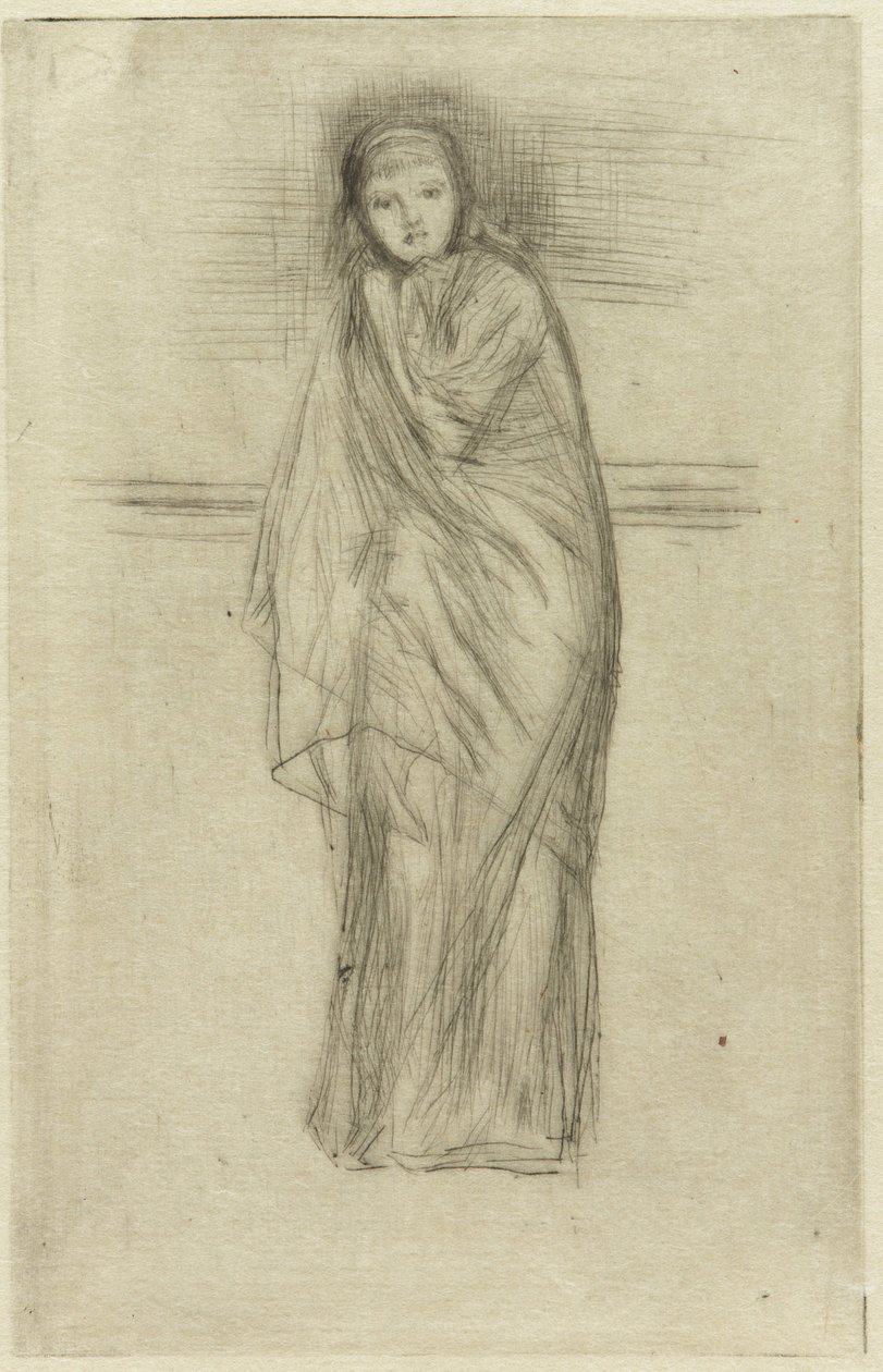 Draped Model by James Abbott McNeill Whistler
