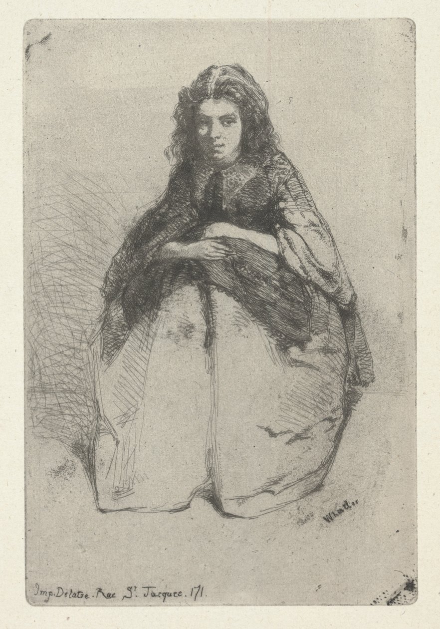 Fumette, c.1857 by James Abbott McNeill Whistler