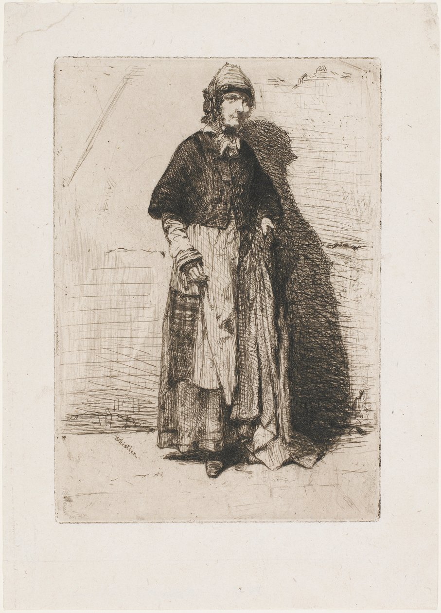 La Mère Gérard by James Abbott McNeill Whistler