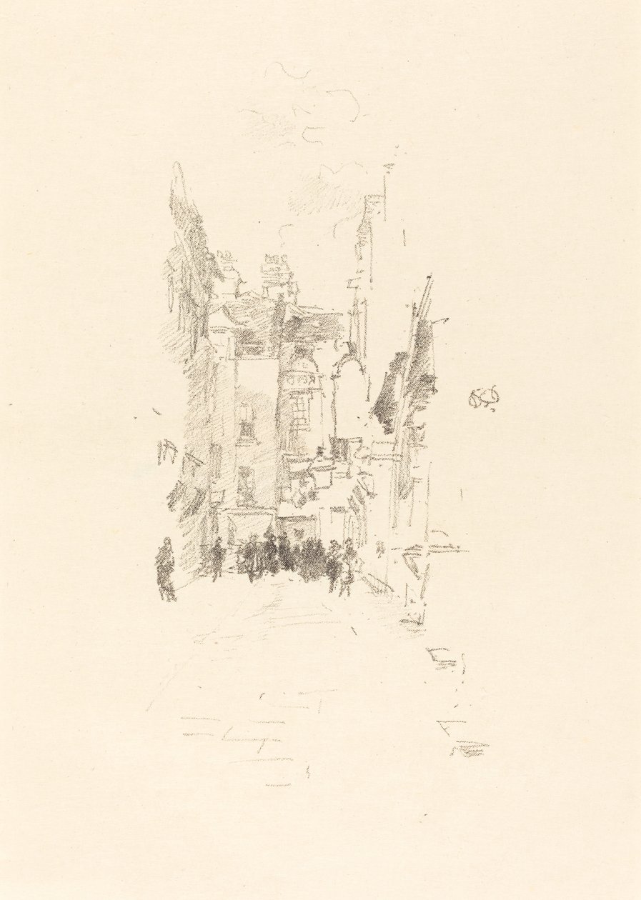 Little Court, Cloth Fair by James Abbott McNeill Whistler