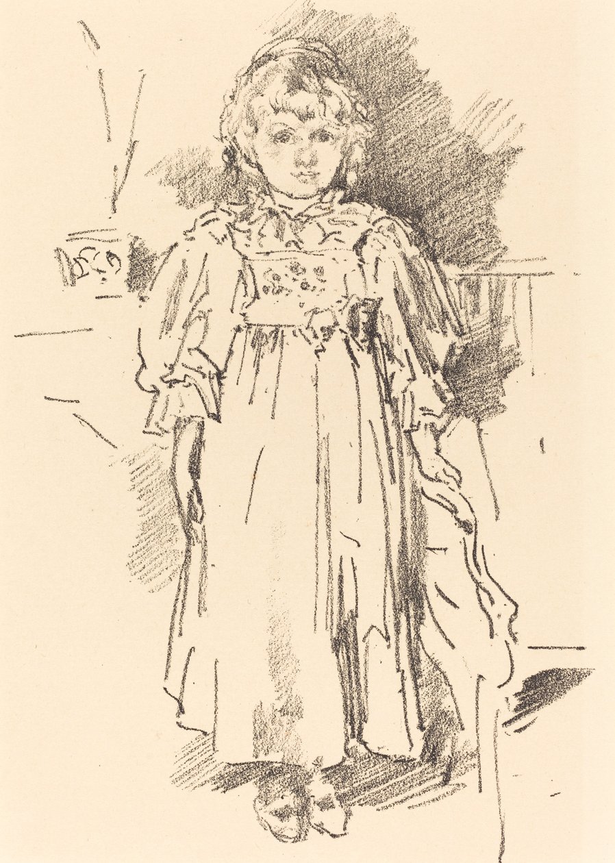 Little Evelyn by James Abbott McNeill Whistler