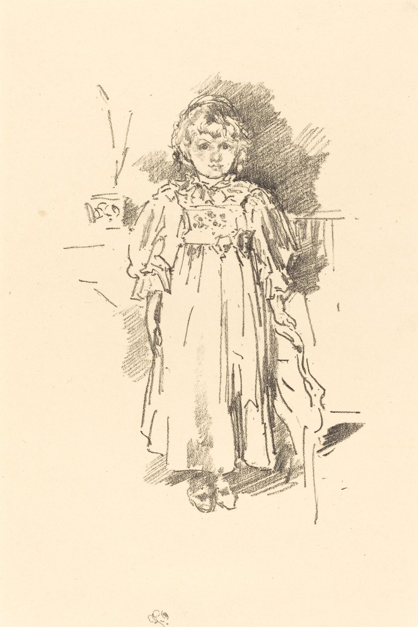 Little Evelyn by James Abbott McNeill Whistler