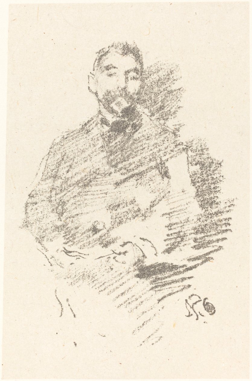 Stéphane Mallarmé by James Abbott McNeill Whistler