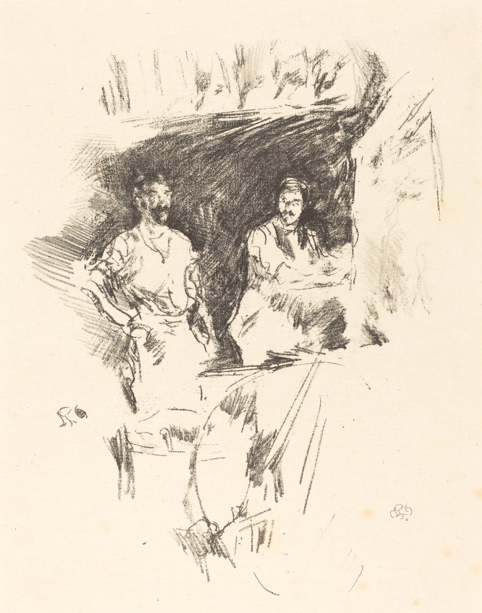 The Brothers by James Abbott McNeill Whistler