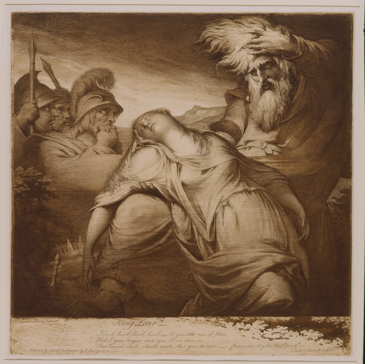 King Lear and Cordelia by James Barry