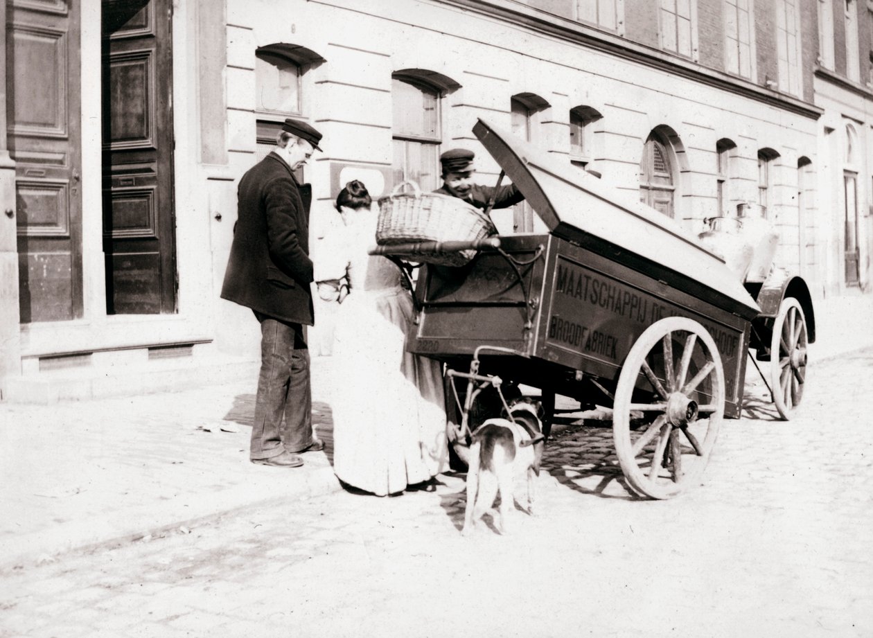 People and Dogcart, Antwerp by James Batkin