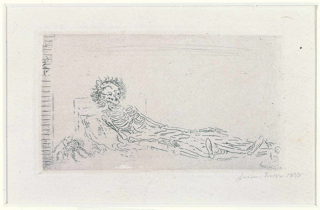 My Portrait in 1960 by James Ensor