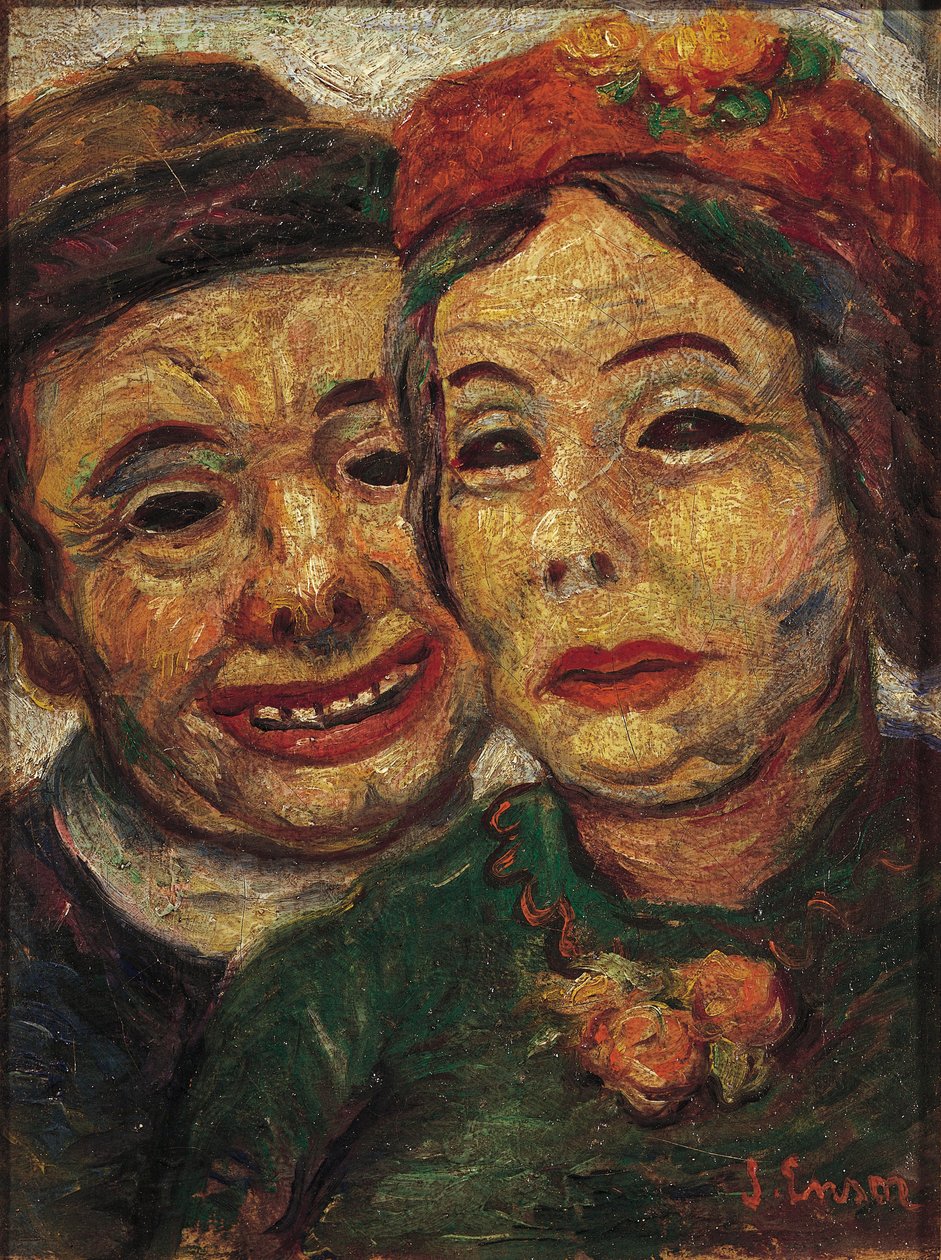 The Masked Couple by James Ensor