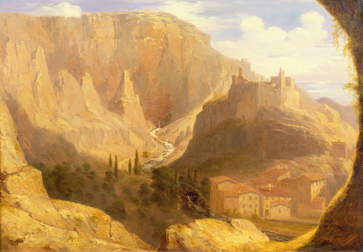 Hill Town in Italy by James Giles