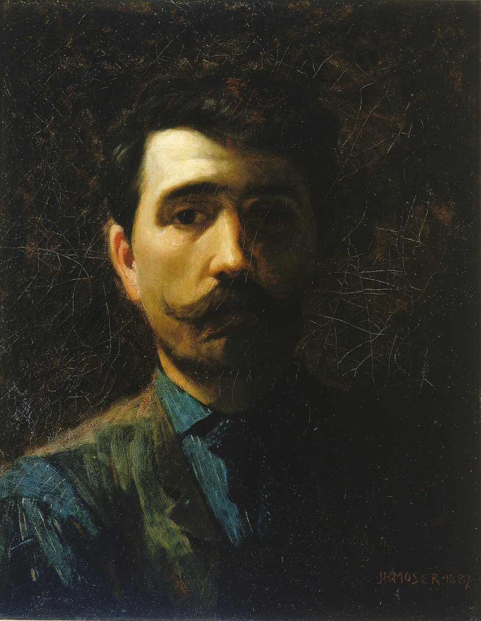 Self-Portrait by James Henry Moser
