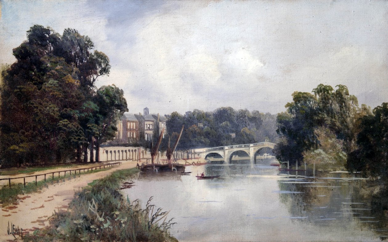 Cholmondeley Walk, Looking Towards Richmond Bridge by James Lewis