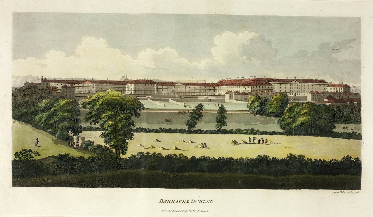 Barracks, Dublin by James Malton