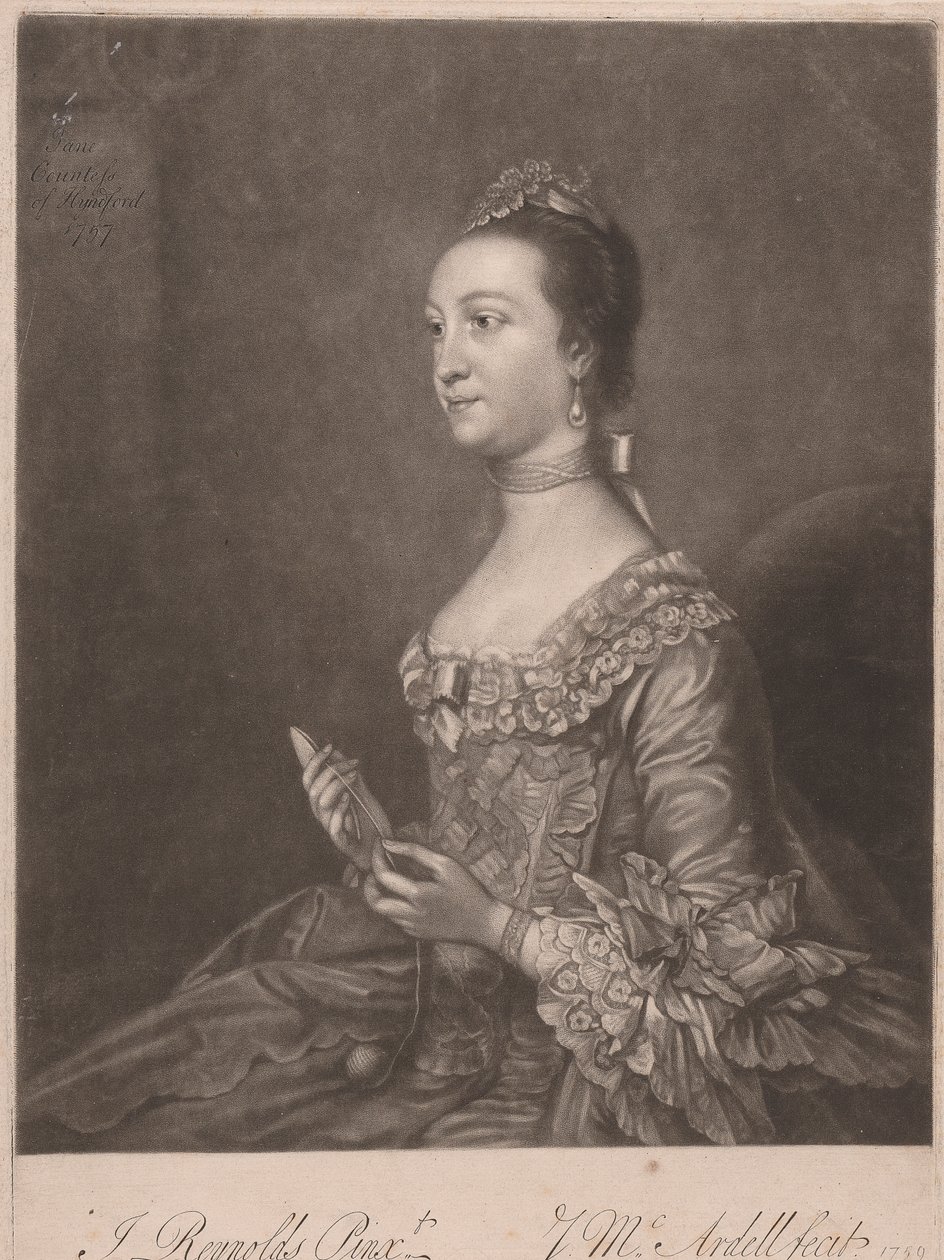 Jane, Countess of Hyndford by James McArdell