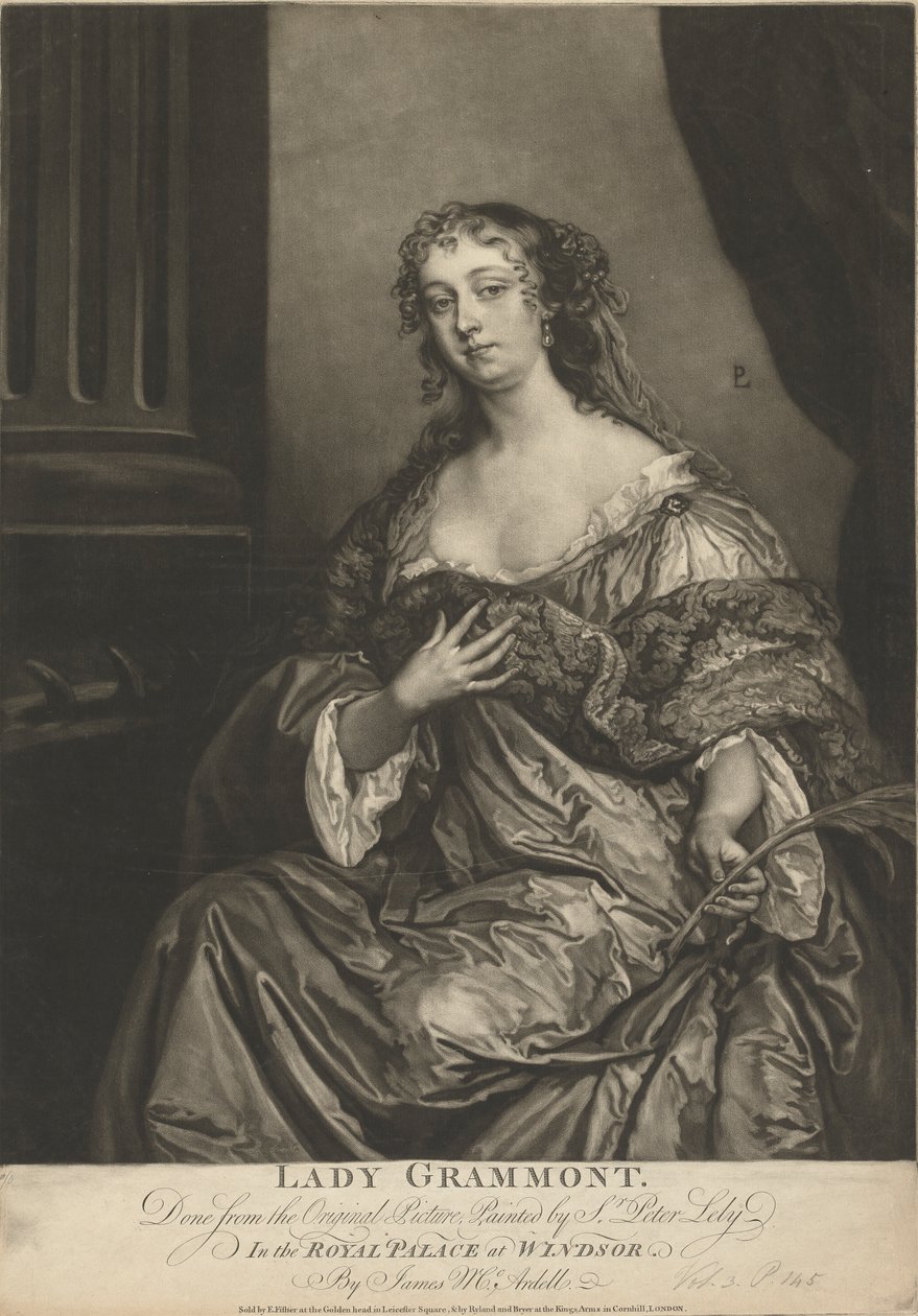 Lady Grammont by James McArdell