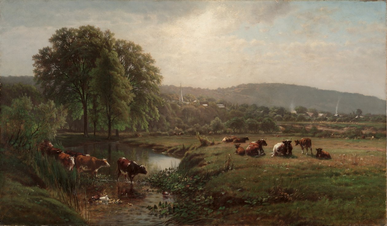 Morning in New England, 1873 by James McDougal Hart