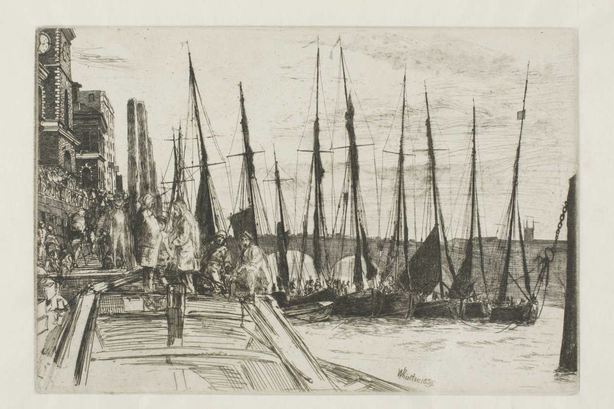 Billingsgate by James Abbott McNeill Whistler