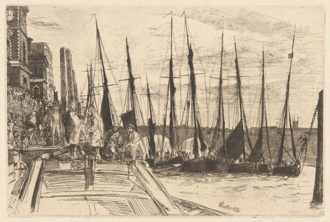 Billingsgate by James Abbott McNeill Whistler