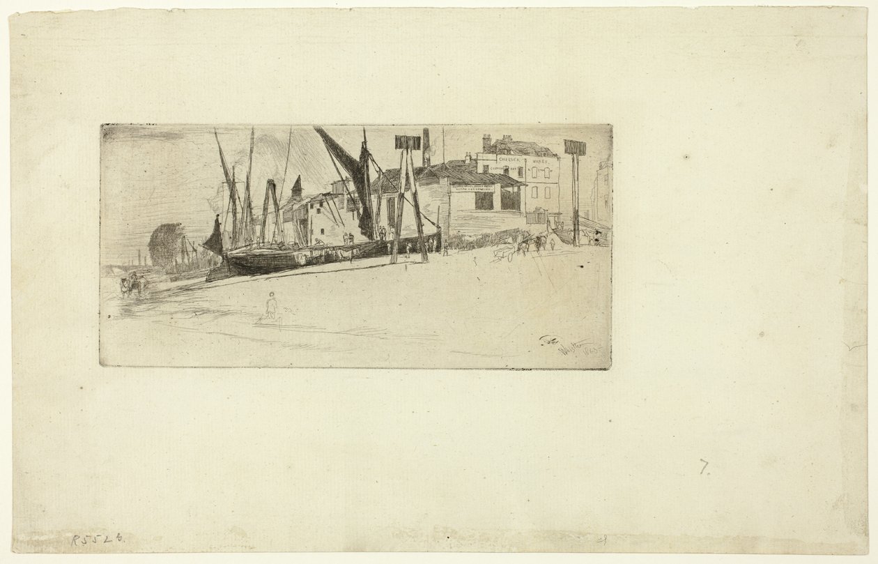 Chelsea Wharf by James Abbott McNeill Whistler