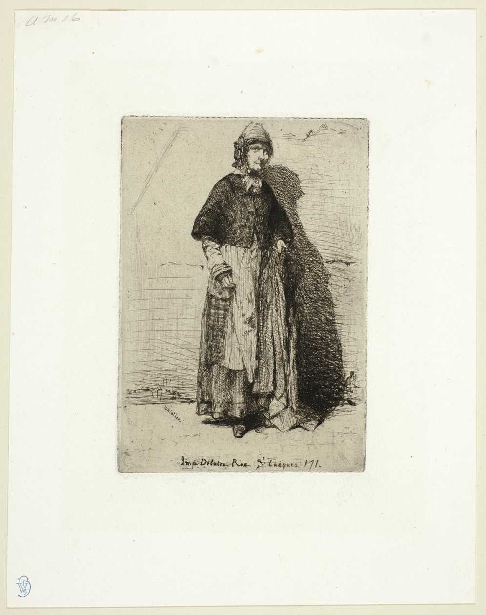 La Mère Gérard by James Abbott McNeill Whistler