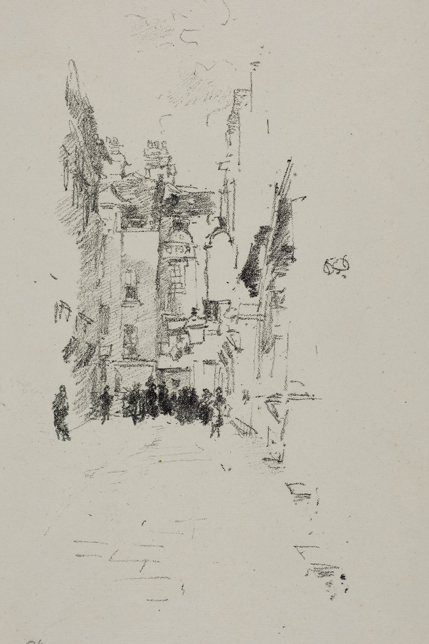 Little Court, Cloth Fair by James Abbott McNeill Whistler