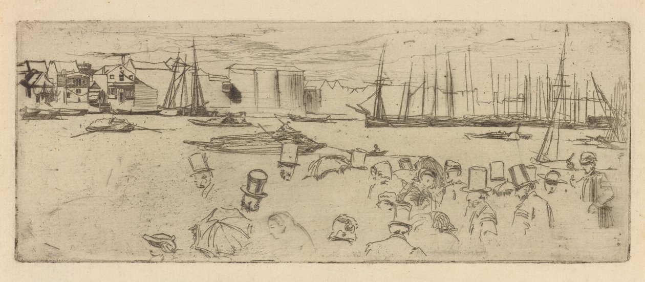 Penny Passengers, Limehouse by James Abbott McNeill Whistler