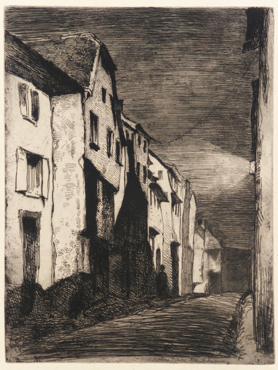 Street at Saverne by James Abbott McNeill Whistler