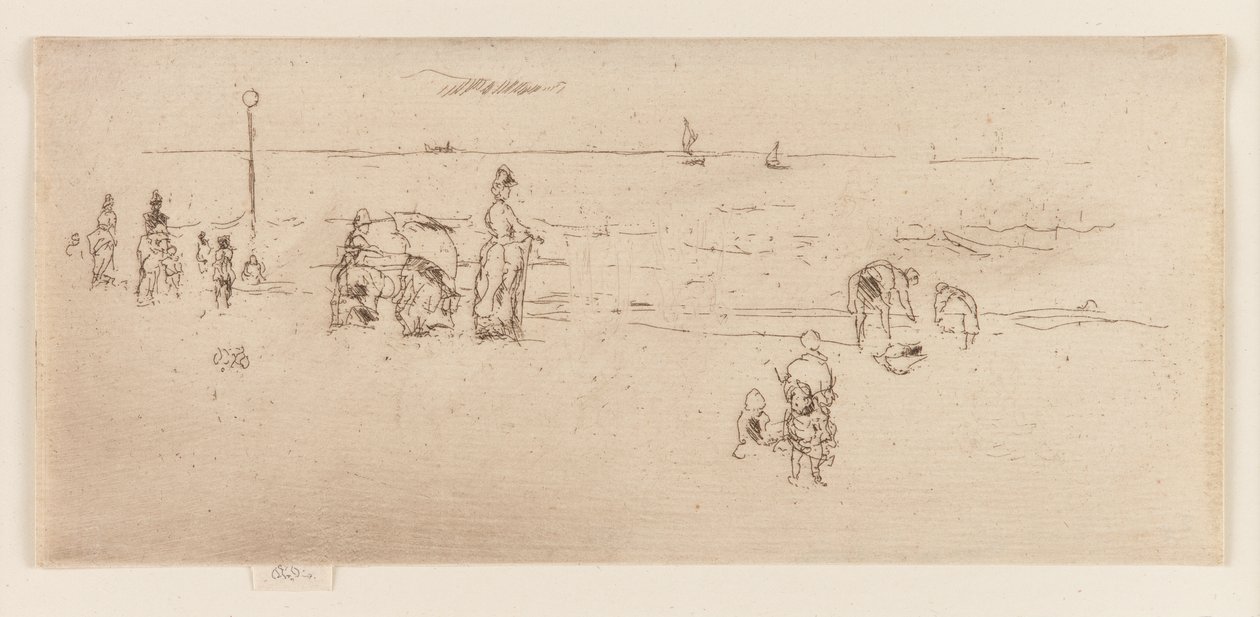 The Beach, Ostend by James Abbott McNeill Whistler